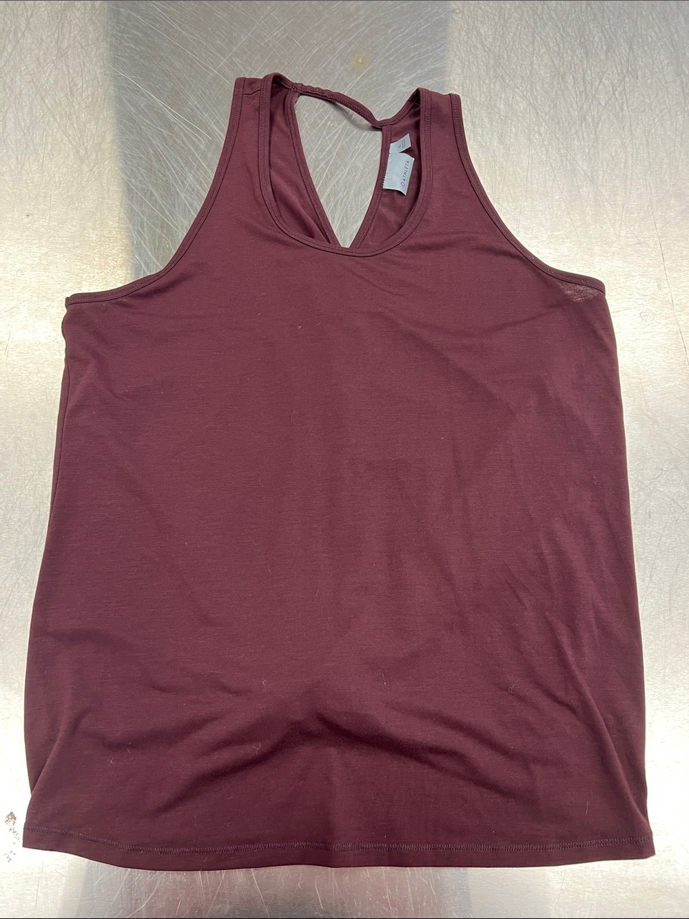 Athleta Maroon Unstinkable Racerback Tank Top Women’s L